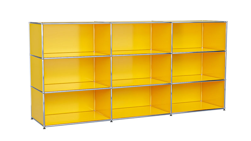 USM Haller Sideboard frei konfigurierbar in Breite 225 cm x Tiefe 50 cm